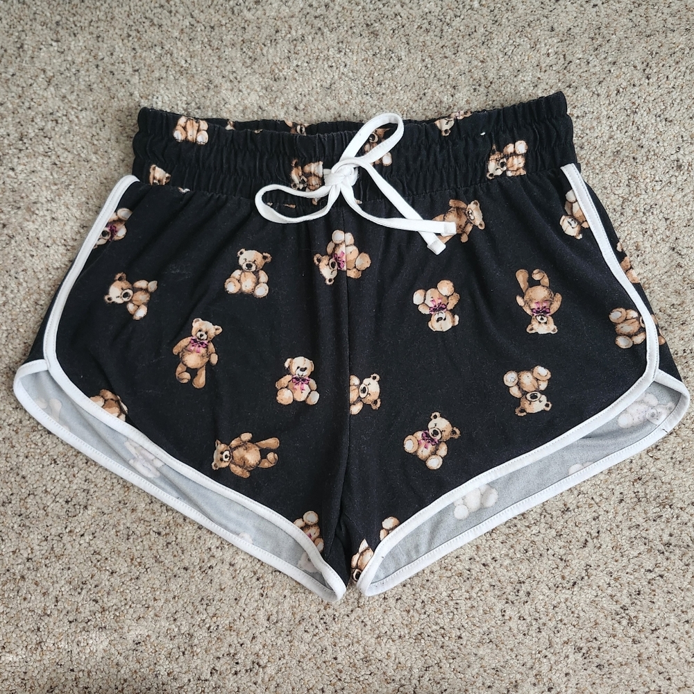 Rue21 Black Teddy Bear Women's Shorts